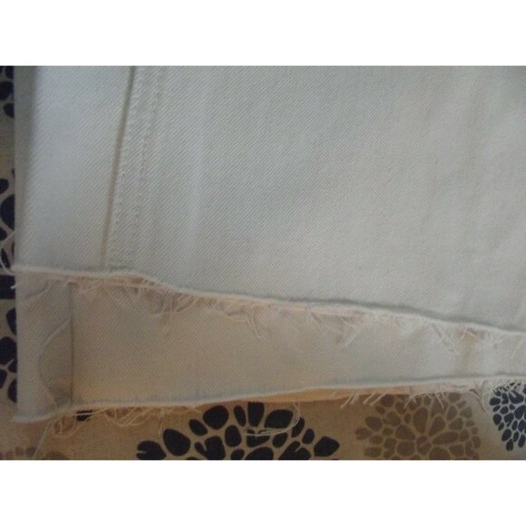 RUE21 Jeans Womens Plus Size 18 White High Rise Ankle Straight 100% Cotton - Picture 7 of 12